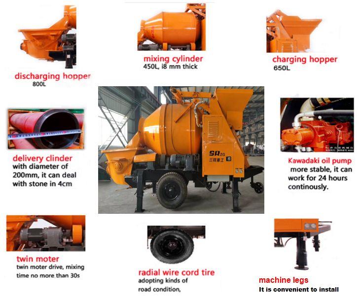 cement mixer hydraulic pump