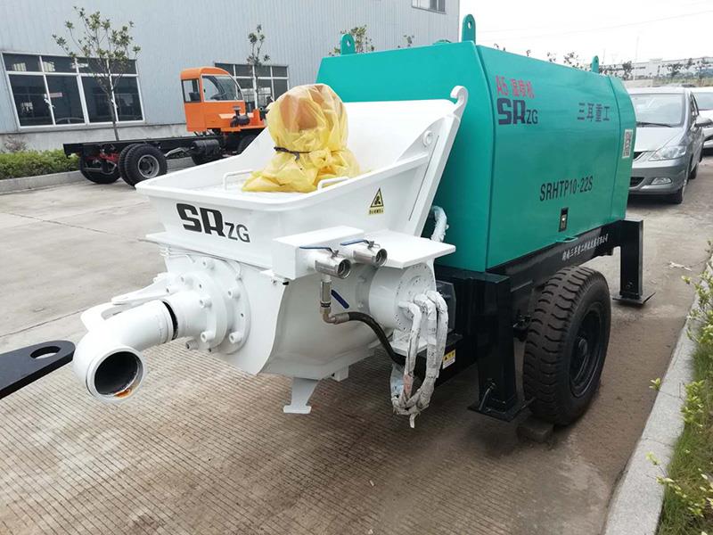 trailer shotcrete spraying equipment